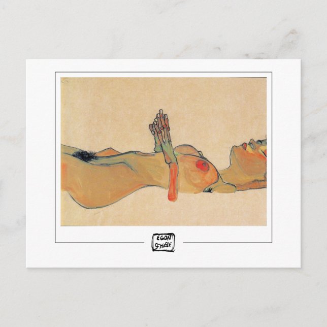 Cartão Postal Egon Schiele #1-2 - Cartão-postal de arte (Frente)