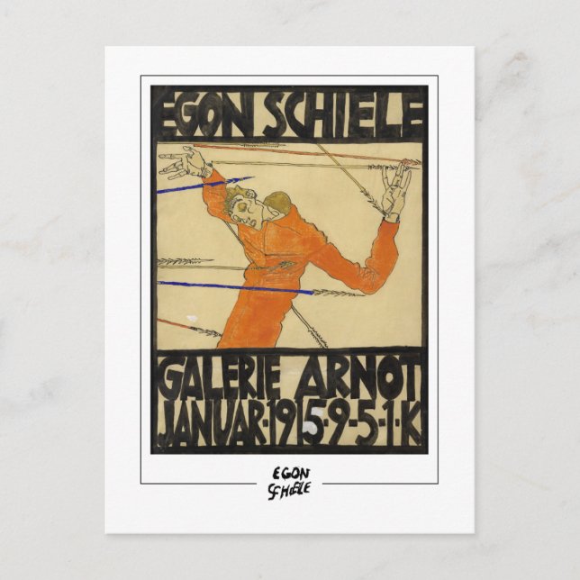 Cartão Postal Egon Schiele #231-2 - Arte Refinada (Frente)