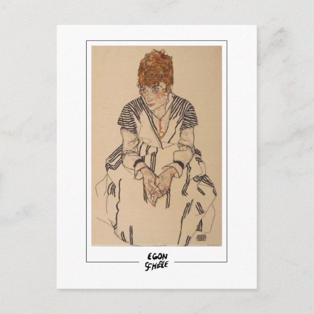 Cartão Postal Egon Schiele #234 - Arte Fina (Frente)
