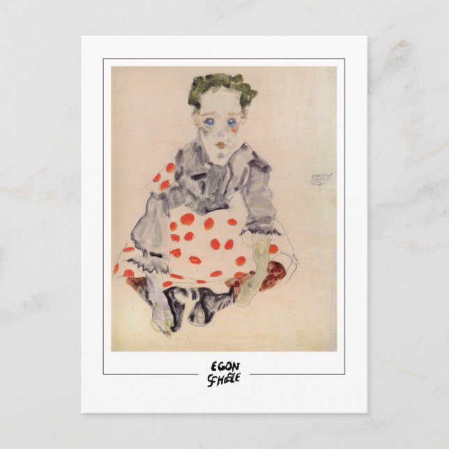 Cartão Postal Egon Schiele #290-2 - Arte Refinada (Frente)