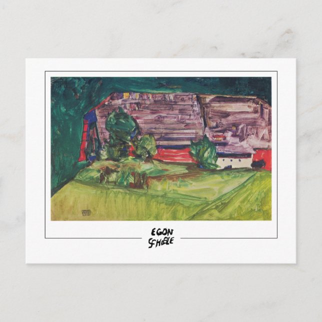 Cartão Postal Egon Schiele #310-2 - Belas Artes (Frente)