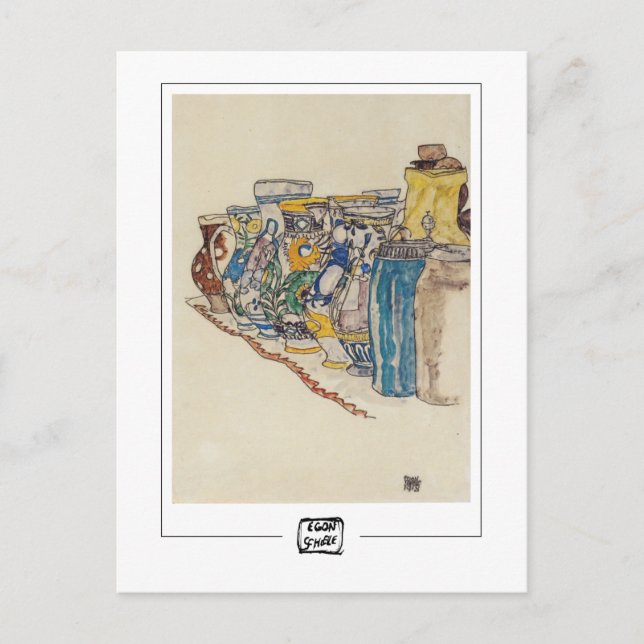 Cartão Postal Egon Schiele #344-2 - Cartão-postal de arte (Frente)