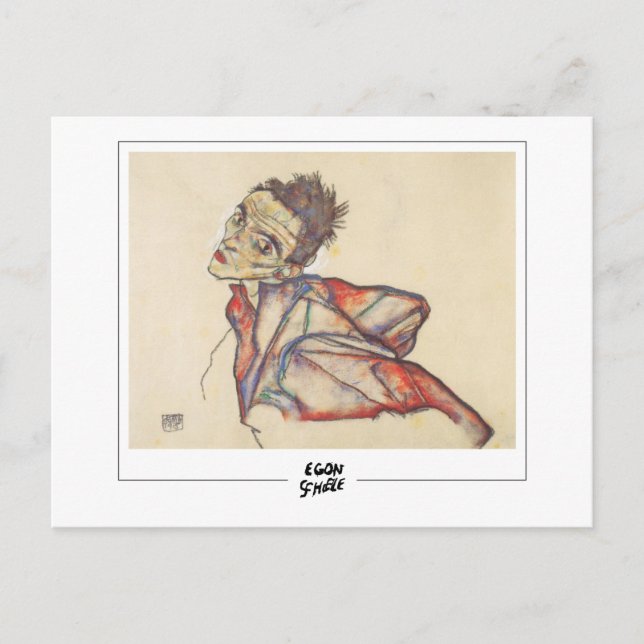 Cartão Postal Egon Schiele #507 - Arte Refinada (Frente)