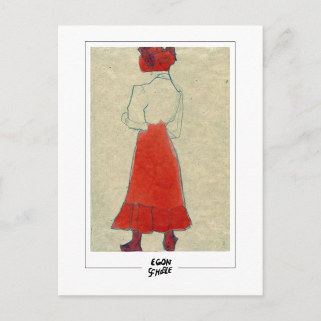 Cartão Postal Egon Schiele #579 - Arte Refinada (Frente)