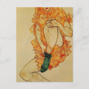 Cartão Postal Egon Schiele - A Boca Verde