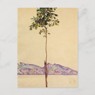 Cartão Postal Egon Schiele - Árvore de castanha no lago Constanc