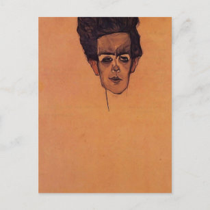 Cartão Postal Egon Schiele - Autorretrato