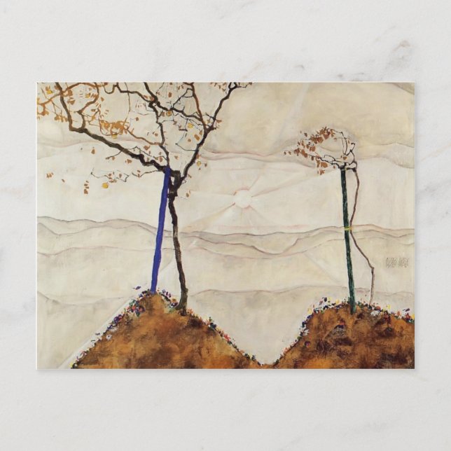 Cartão Postal Egon Schiele - Autumn Sun (Frente)
