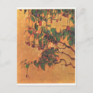 Cartão Postal Egon Schiele- Fuchsia