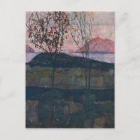 Egon Schiele Setting Sun