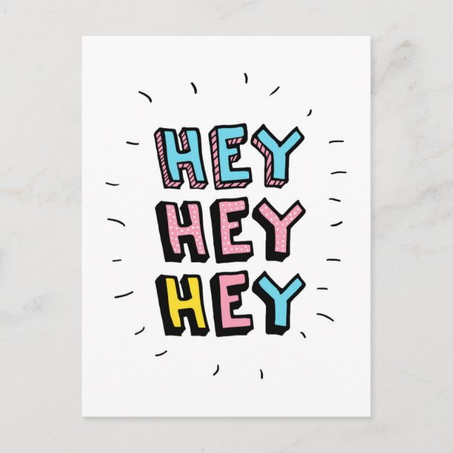 Cartão Postal Ei (Frente)