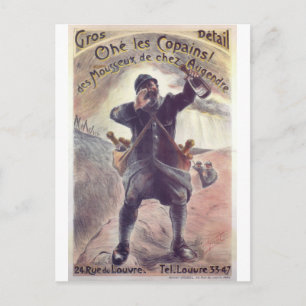 Cartão Postal Ei Rapazes Propaganda Poster