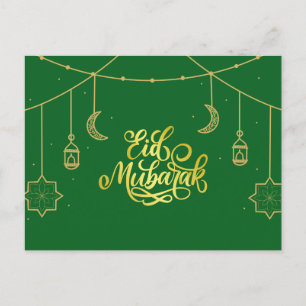 Cartão Postal Eid Card "Eid Mubarak"