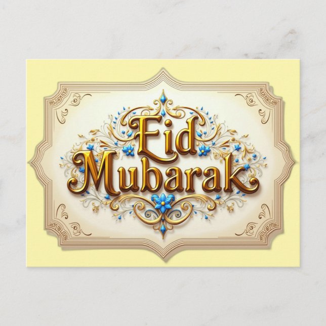 Cartão Postal Eid Karte (Frente)