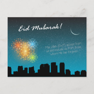 Cartão Postal Eid Mubarak