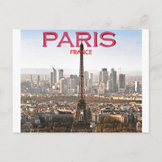 CARTÃO POSTAL EIFEL TOWER PARIS, FRANÇA (TOSIN GBADAMOSI)