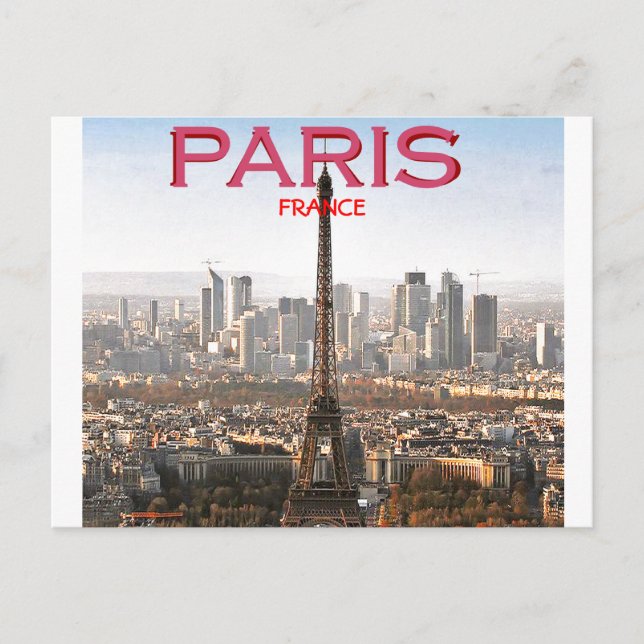 CARTÃO POSTAL EIFEL TOWER PARIS, FRANÇA (TOSIN GBADAMOSI) (Frente)