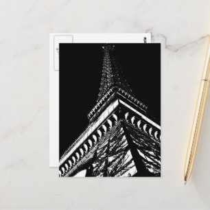 Cartão Postal Eiffel à noite