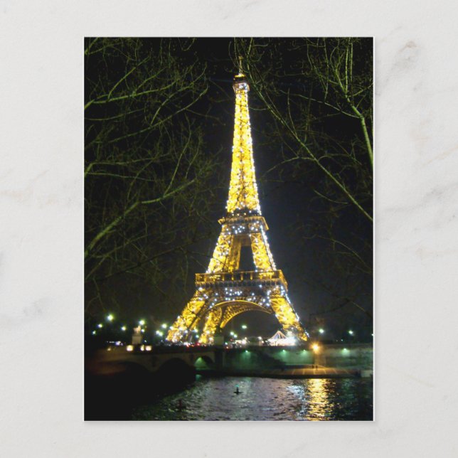 Cartão Postal Eiffel Beauty (Frente)