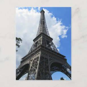 Cartão Postal Eiffel Tower Paris Viagem europeu