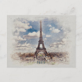 Cartão Postal Eiffeltoren Parijs