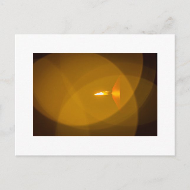Cartão Postal Eine brennende Kerze (Frente)