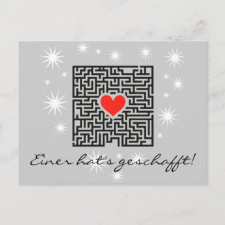 Cartão Postal Einladungskarten JGA