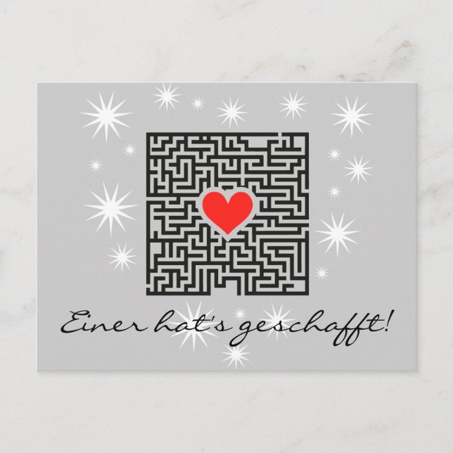 Cartão Postal Einladungskarten JGA (Frente)