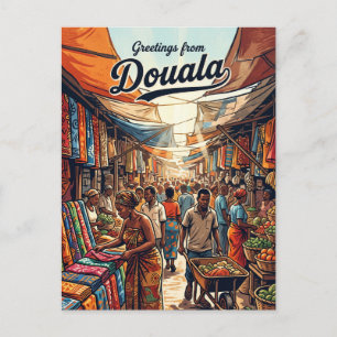 Cartão Postal Eko Market Camarões