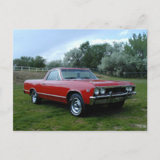 Cartão Postal EL 1967 de Chevrolet Chevelle Camino