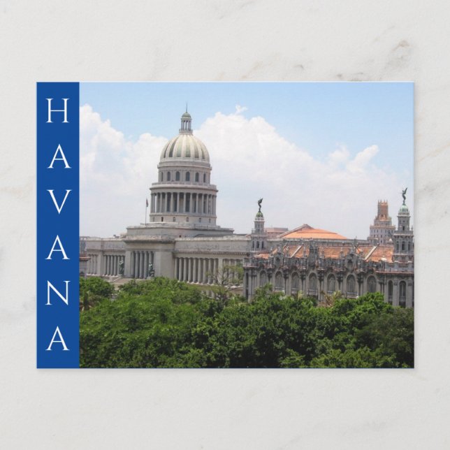 Cartão Postal el capitolio havana (Frente)
