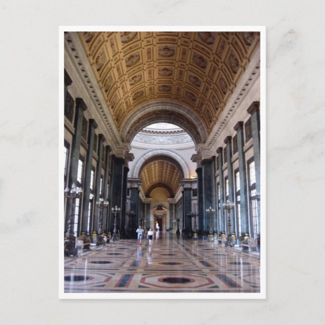 Cartão Postal el capitolio salón (Frente)