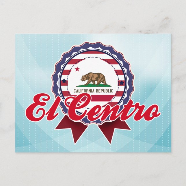 Cartão Postal El Centro, CA (Frente)