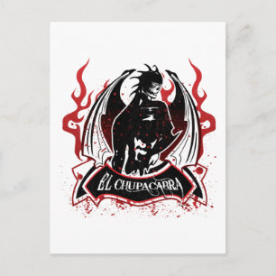 Cartão Postal El Chupacabra - O Goat Sucker