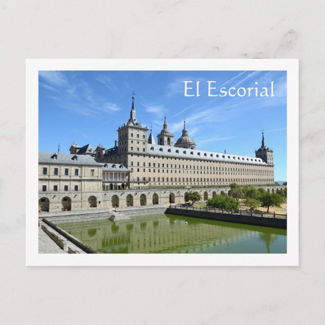 Cartão Postal El Escorial, Espanha (Frente)
