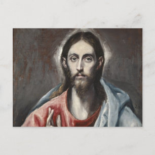 Cartão Postal El Greco - Cristo Abençoando