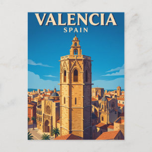 Cartão Postal El Micalet Espanha
