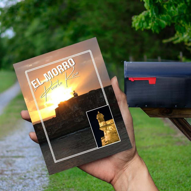 Cartão Postal El Morro em Old San Juan, Porto Rico (Criador carregado)