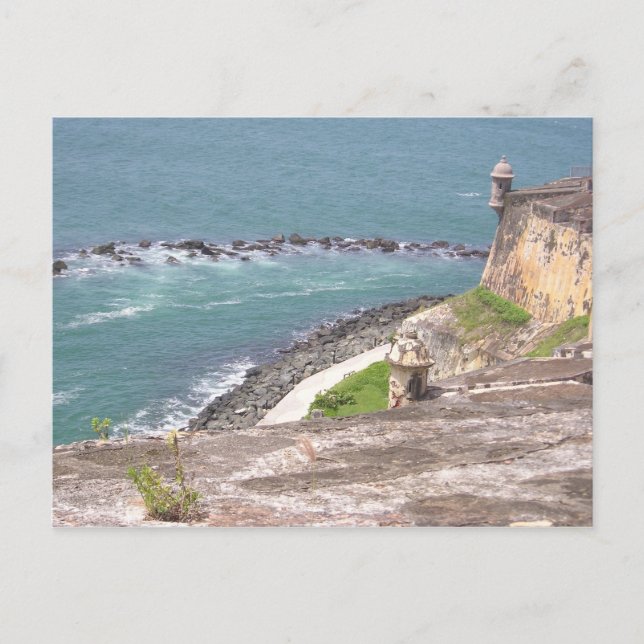 Cartão Postal El Morro, Porto Rico (Frente)