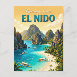 Cartão Postal El Nido Filipinas