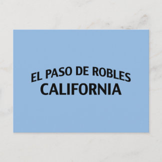 Cartão Postal El Paso de Robles California