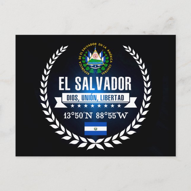 Cartão Postal El Salvador (Frente)
