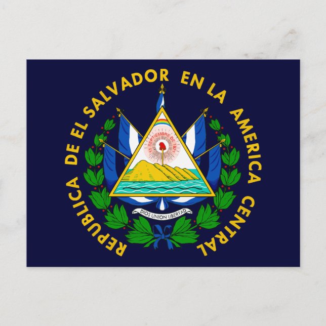Cartão Postal El Salvador COA (Frente)