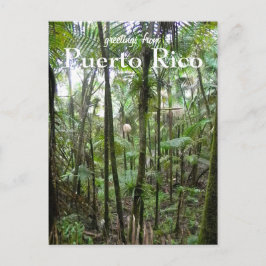 Cartão Postal El Yunque, Porto Rico