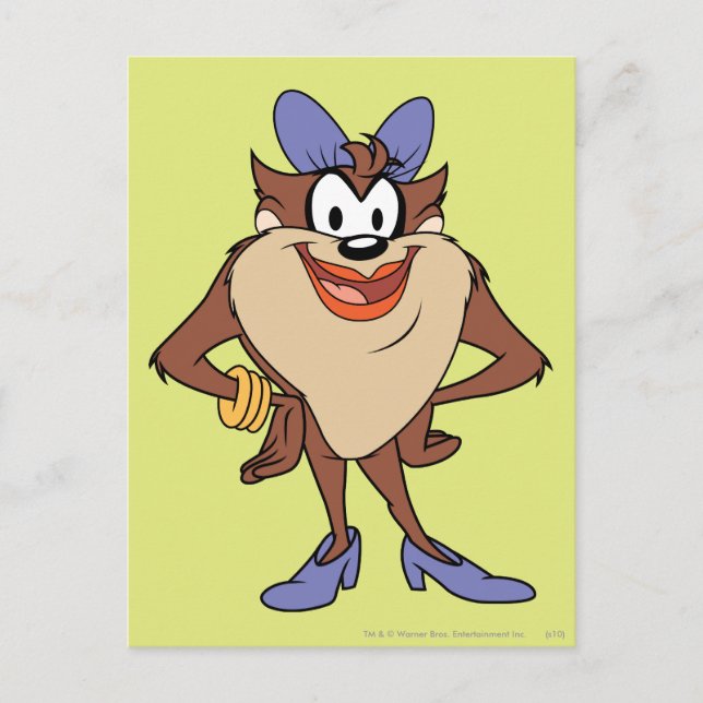 Cartão Postal Ela-Diabo em Cor (Frente)