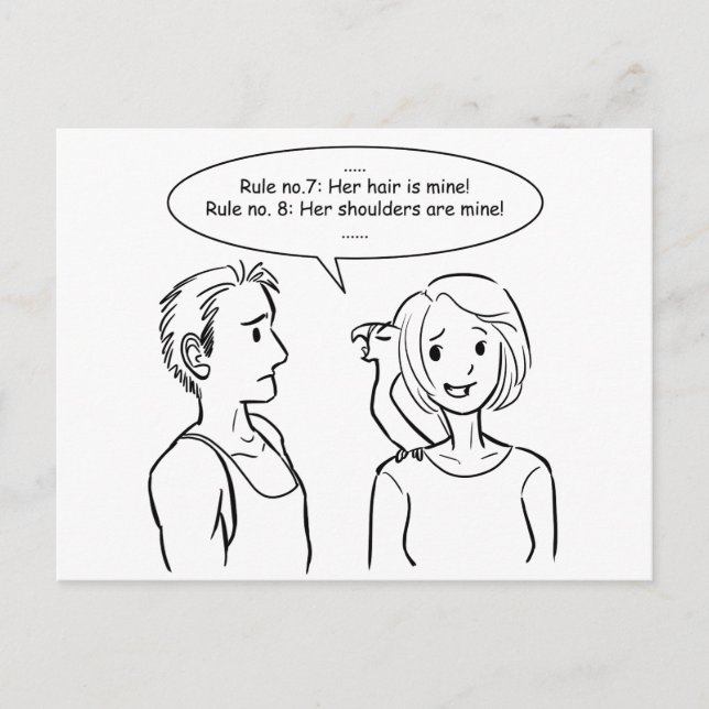 Cartão Postal Ela é minha (Frente)