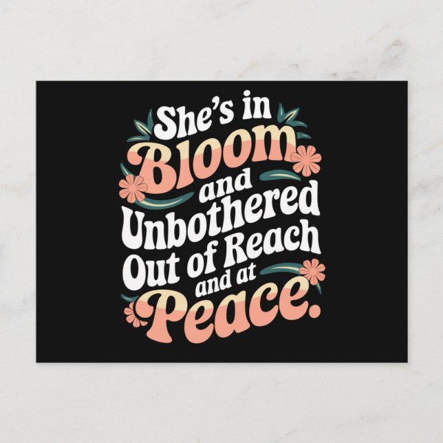 Cartão Postal Ela Está Em Sangue E Desligada Do Alcance E (Frente)