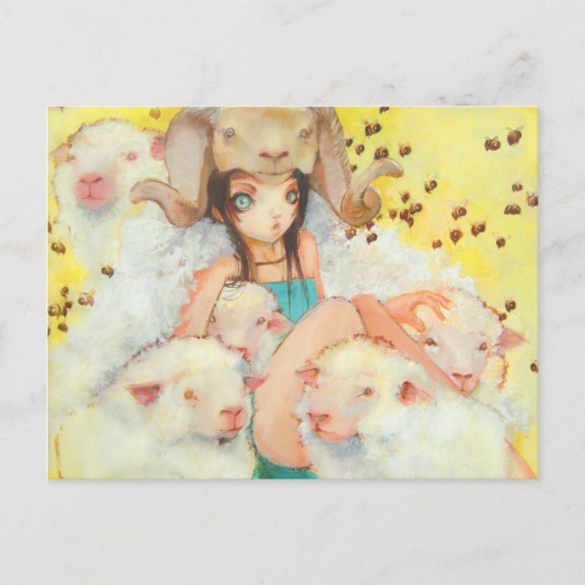 Cartão Postal Ela Foi Ramming Postcards (Frente)