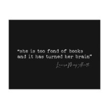 Ela gosta muito de livros. As mulheres falam.