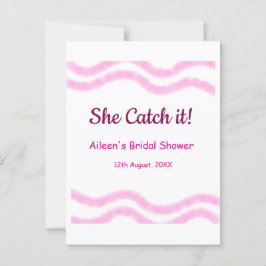 Cartão Postal Ela pega rosa espiral linhas aquarela noiva 